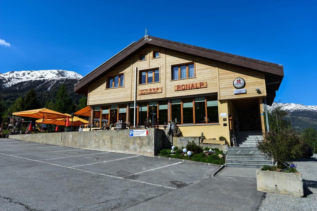 Hotel-Restaurant Ronalp Bürchen Eksteriør billede